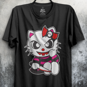 Camiseta Unisex Manga Corta Killer Kitty