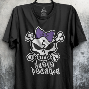 Camiseta Unisex Manga Corta Graffiti Skull