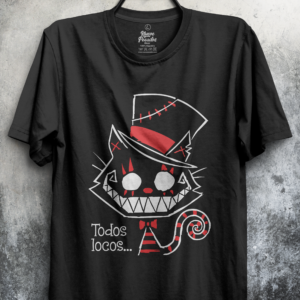 Camiseta Unisex Manga Corta Hat Cat