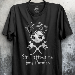 Camiseta Unisex Manga Corta Sin Tattoos...