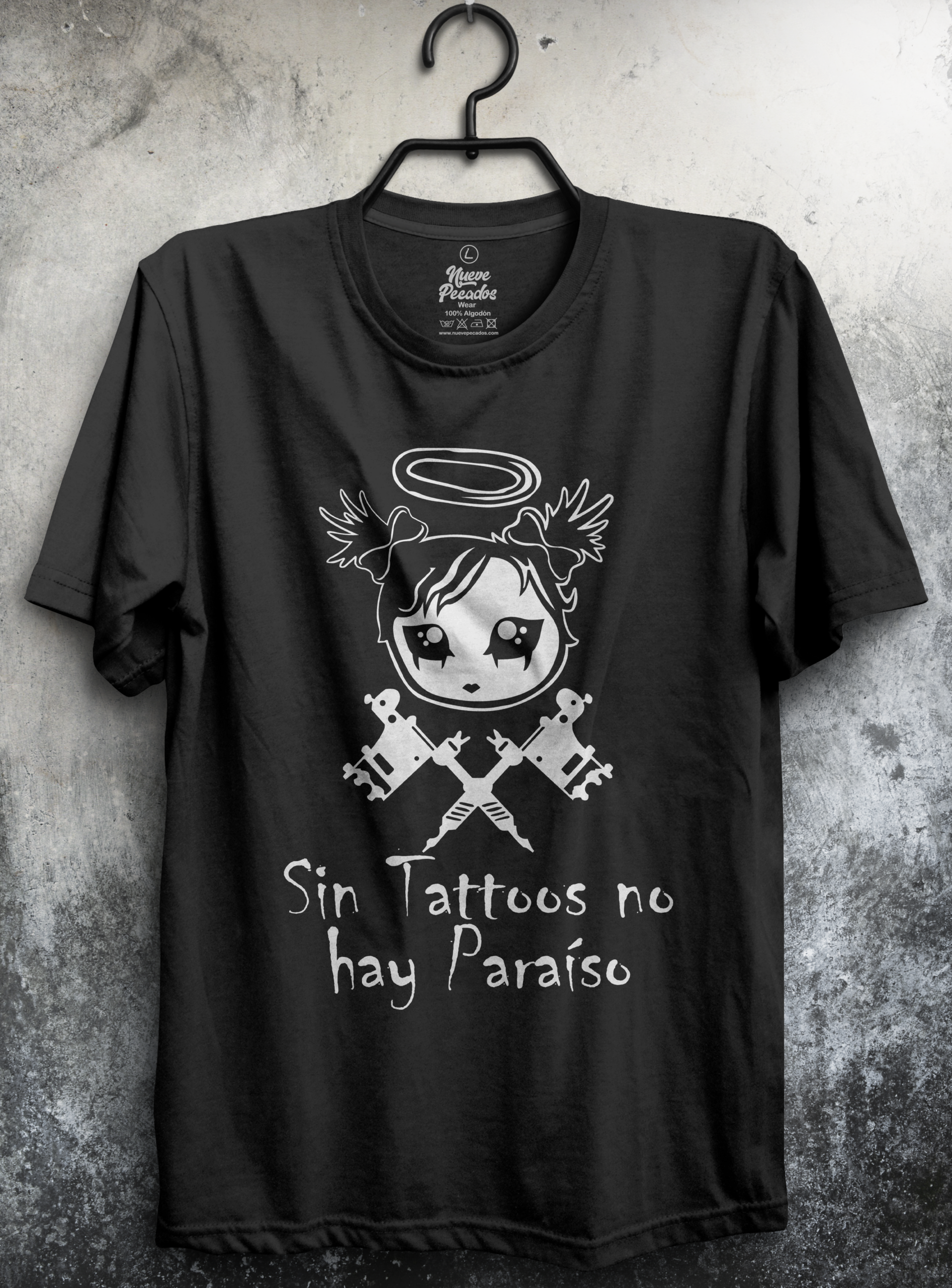 Camiseta Unisex Manga Corta Sin Tattoos...