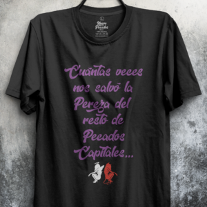 Camiseta Unisex Manga Corta Bendita Pereza